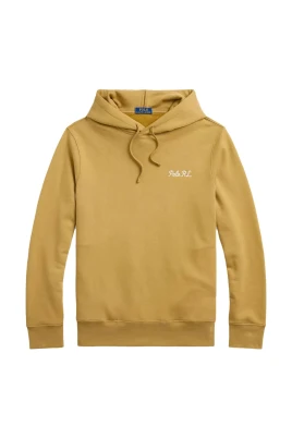 Casual Brun Sweatshirt Bomull Polyester