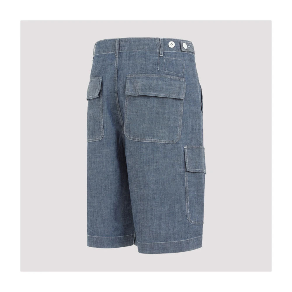Universal Works Blauwe Cargo Shorts Stijlvol Casual Mannen Blue Heren