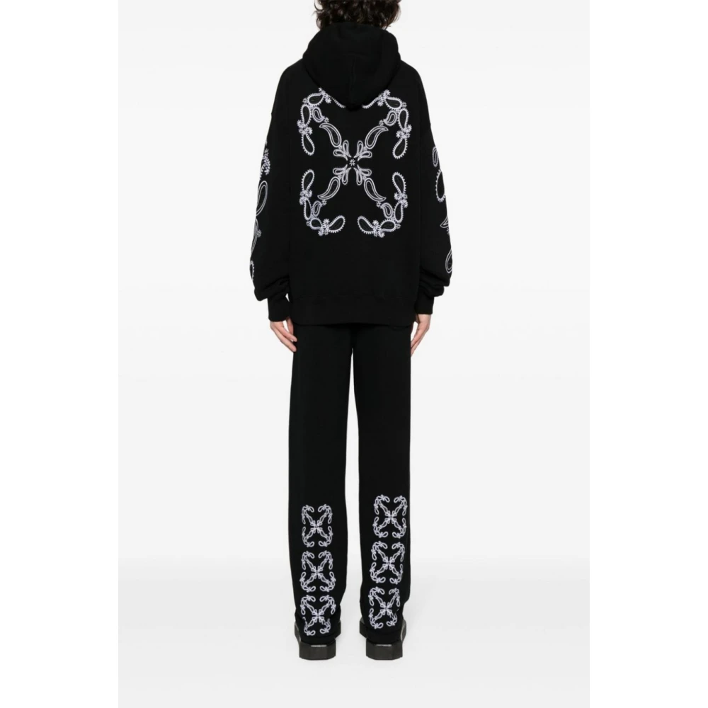 Off White Stijlvol Sweatshirt om te Springen Black Heren