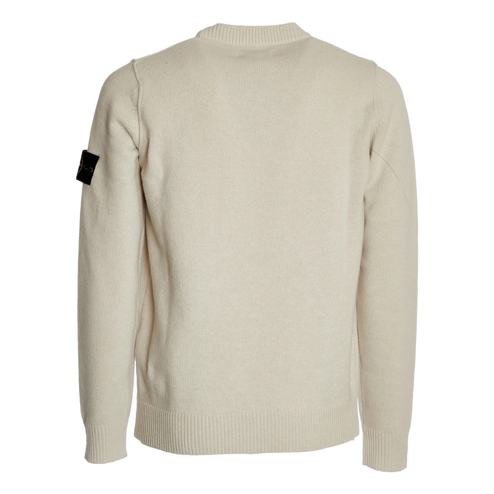 Stone Island Grijze Crew Neck Sweater Aw24 Gray Heren