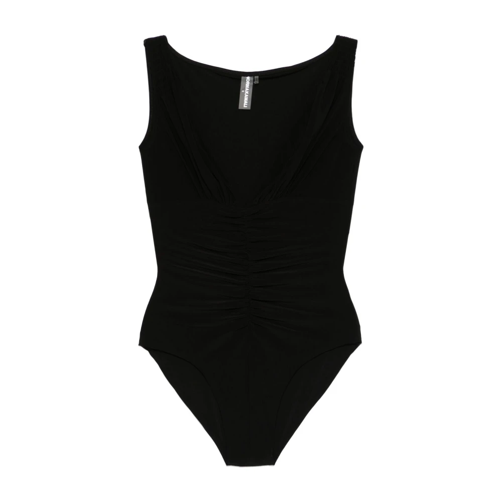 Norma Kamali Zwarte Top Ware Black Dames