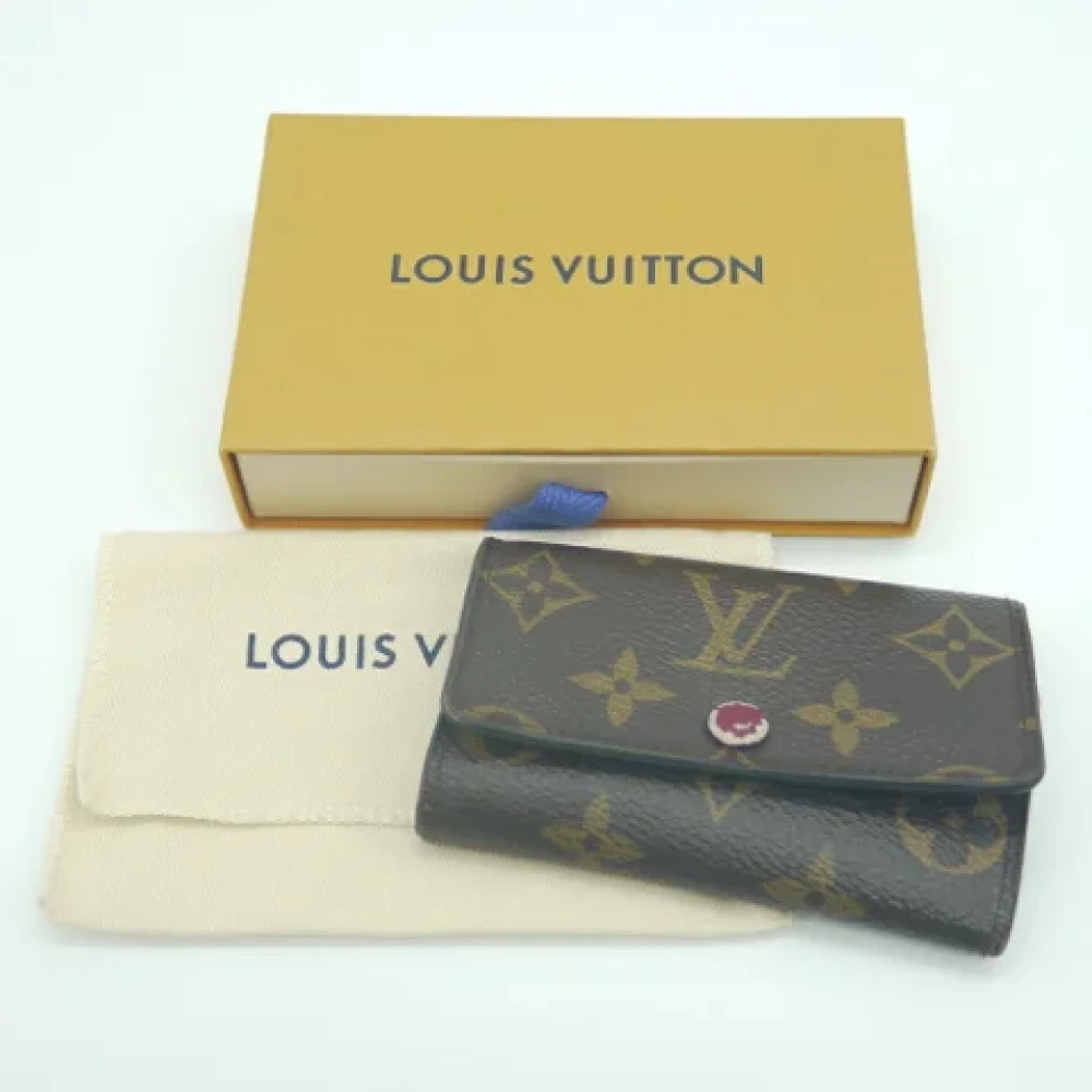 Louis Vuitton Vintage Pre-owned Fabric key-holders Brown Dames
