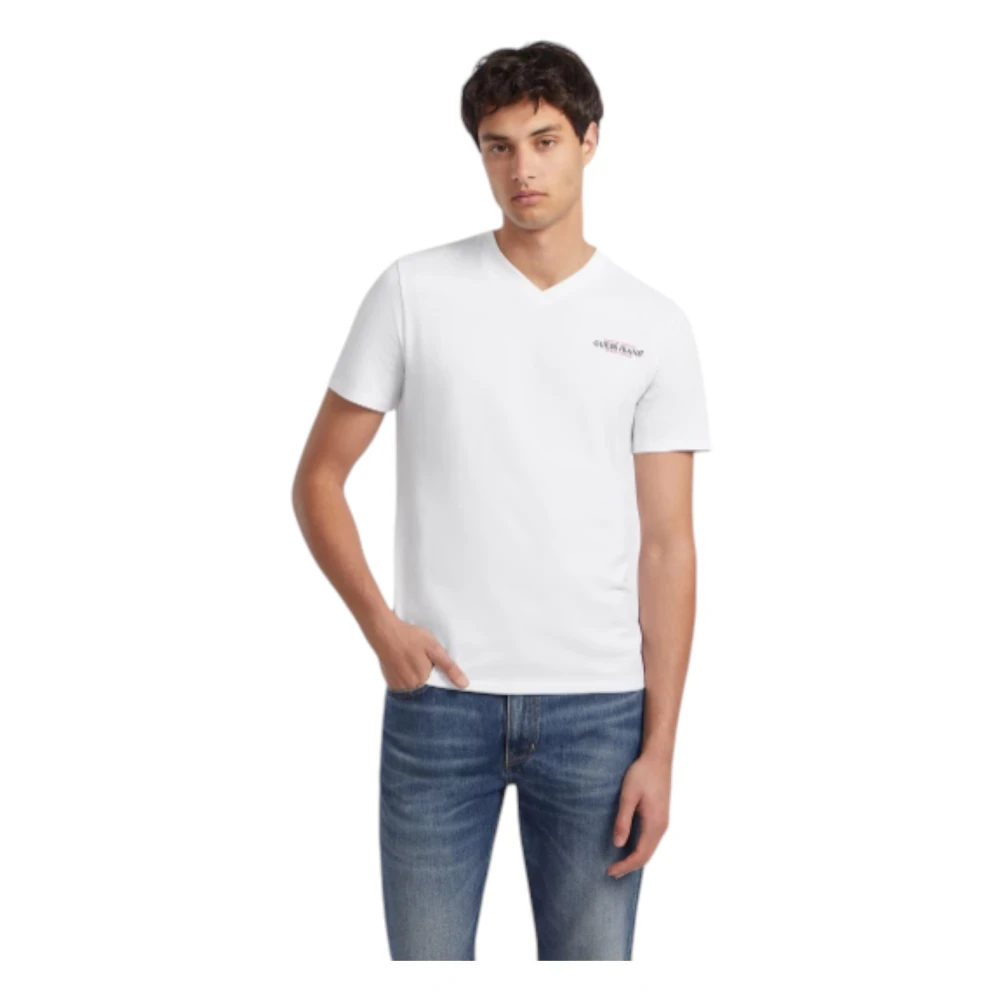 Guess t-shirt Cotone organico White Heren