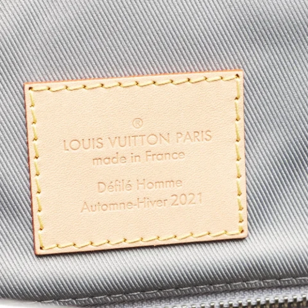 Louis Vuitton Vintage Pre-owned Fabric backpacks Gray Dames