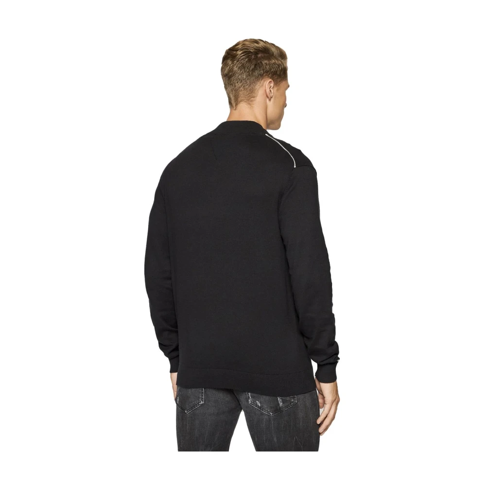Guess Rits Cardigan Black Heren