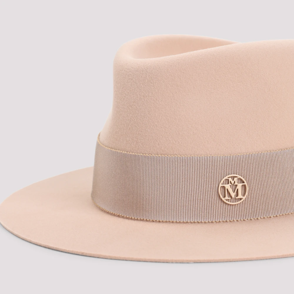 Maison Michel Roze & Paarse Stijlvolle Dameshoed Pink Dames