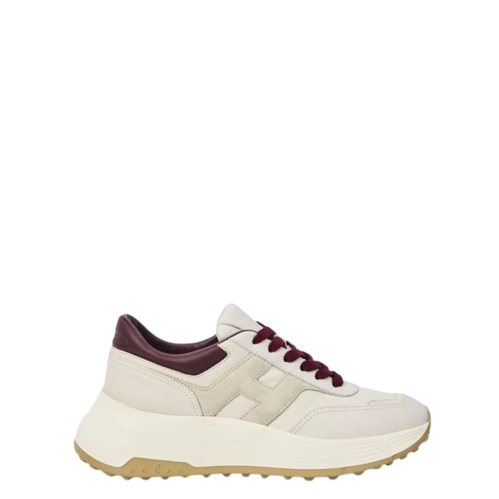 Hogan Nappa Sneakers Memory Foam Dames Schoenen Beige