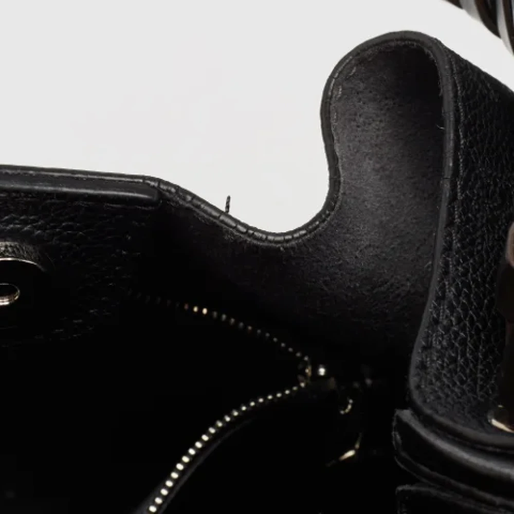 Louis Vuitton Vintage Pre-owned Leather handbags Black Dames