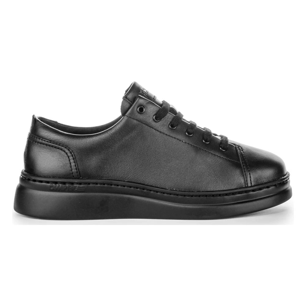 Camper Women's Black Sneakers,, Leather Runner Up Trainers Size 6 Uk