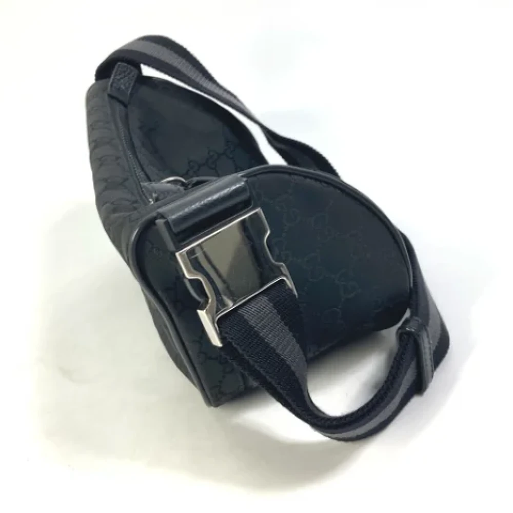 Gucci Vintage Pre-owned Canvas gucci-bags Black Heren
