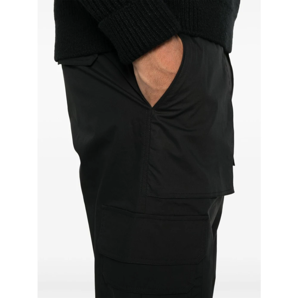 John Richmond Zwarte Katoenen Broek Black Heren
