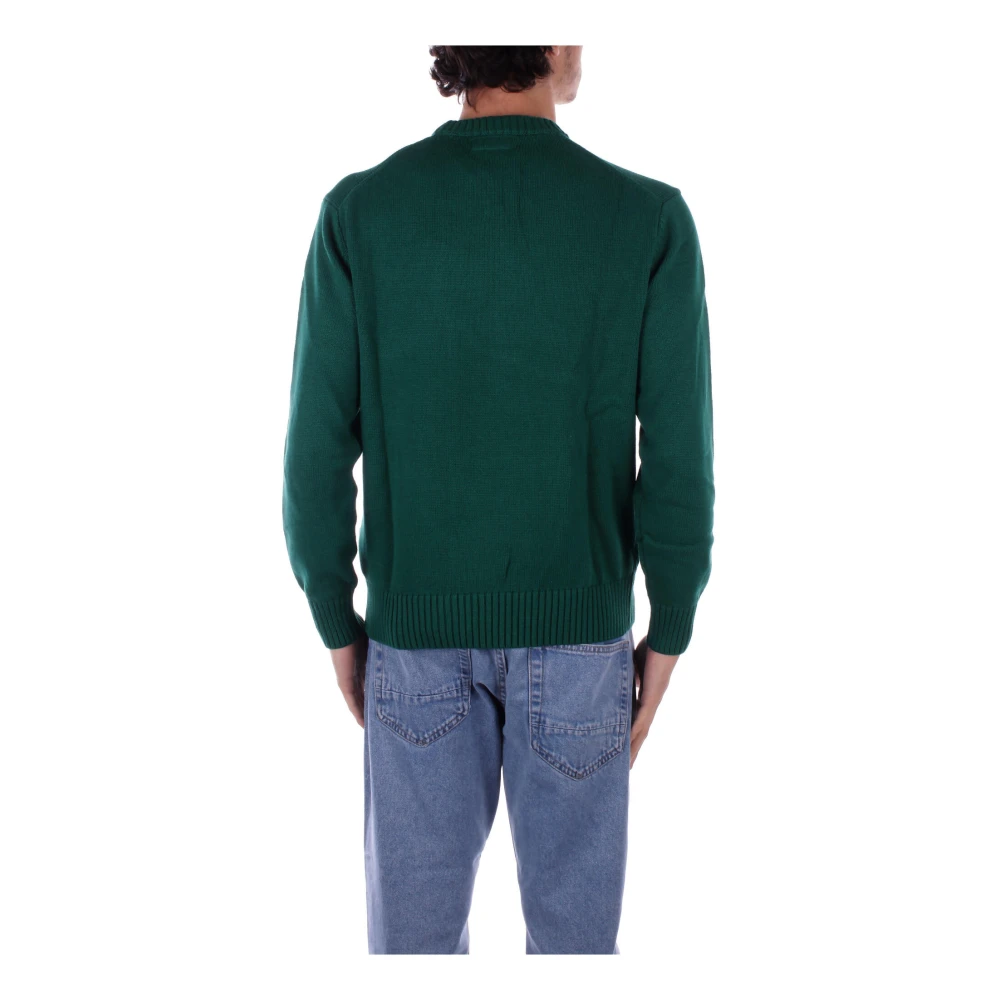 Guess Groene Logo Front Sweater Katoen Green Heren