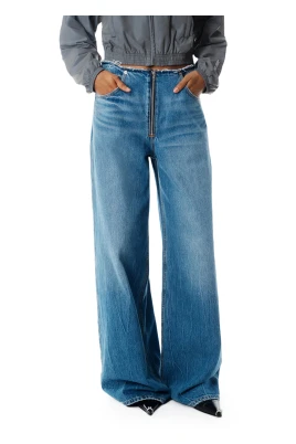 Surge Låg Midja Vida Jeans