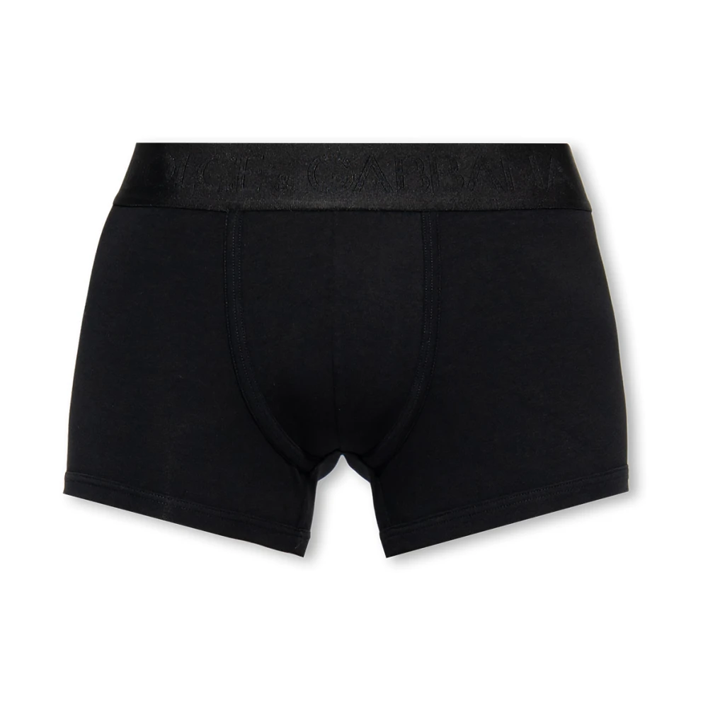 Dolce & Gabbana Boxershorts met logo Black Heren