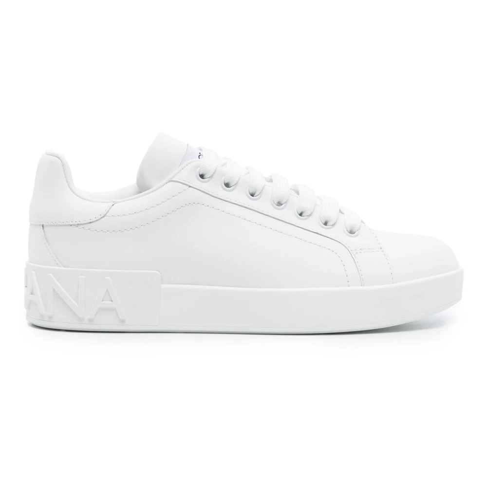 Dolce & Gabbana - Zapatillas Portofino - Shoes - Mujer - Blanco - 37 1/2 Eu