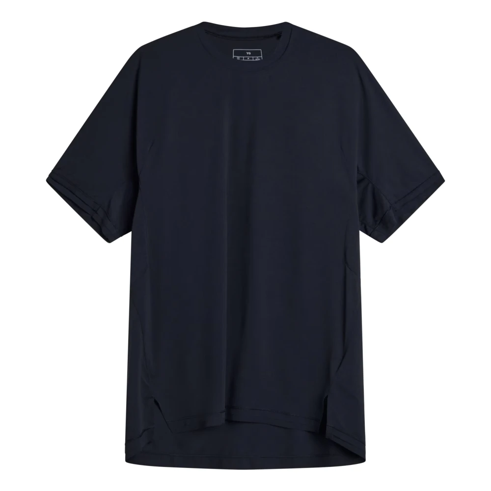 Y-3 Men's Blue M Run Ss Tee Rc - T-Shirts - S - Tops