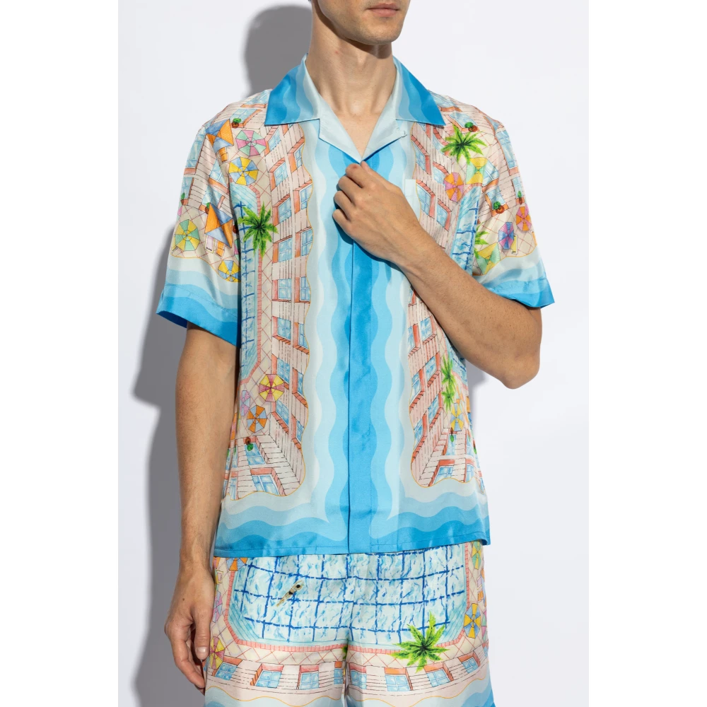 Casablanca Zijden Overhemd Multicolor Heren