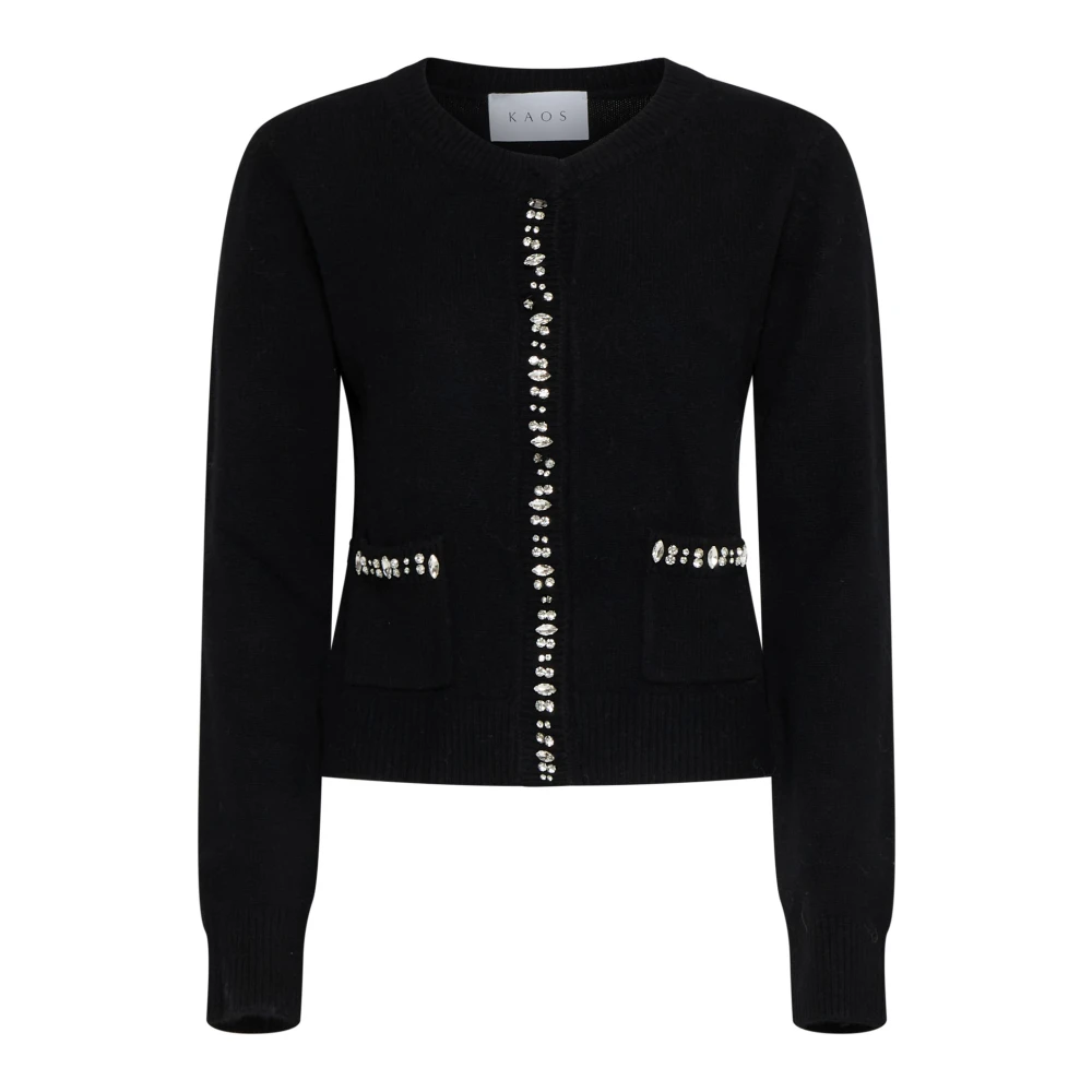 Kaos Zwarte Sweaters Collectie Black Dames