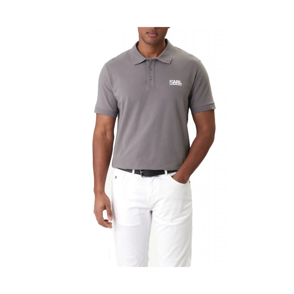 Karl Lagerfeld Homme Gris - Tops > Polo Shirts