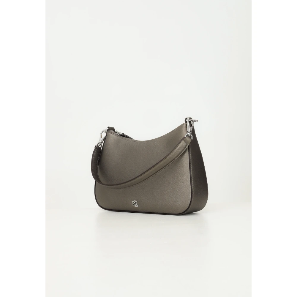 Ralph Lauren Danni Bronzen Schoudertas Gray Dames