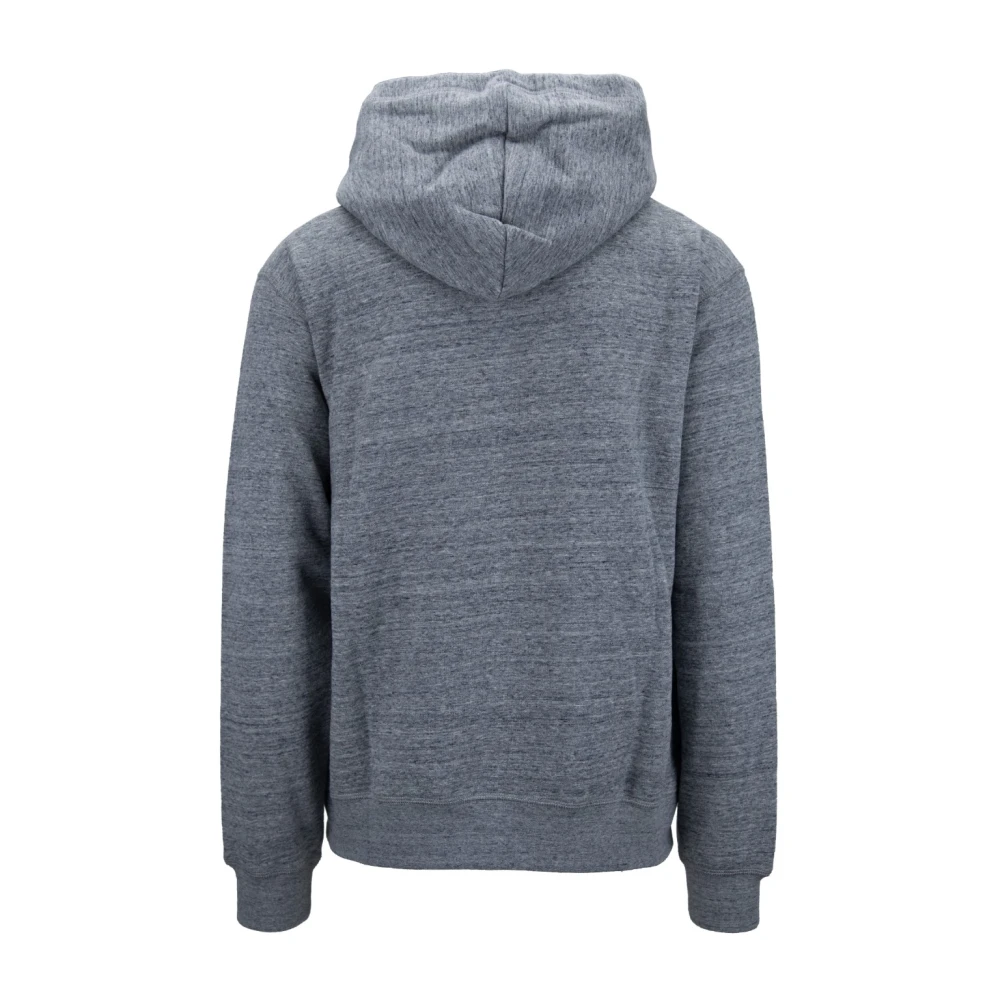Dsquared2 Heren hoodie met veter Gray Heren