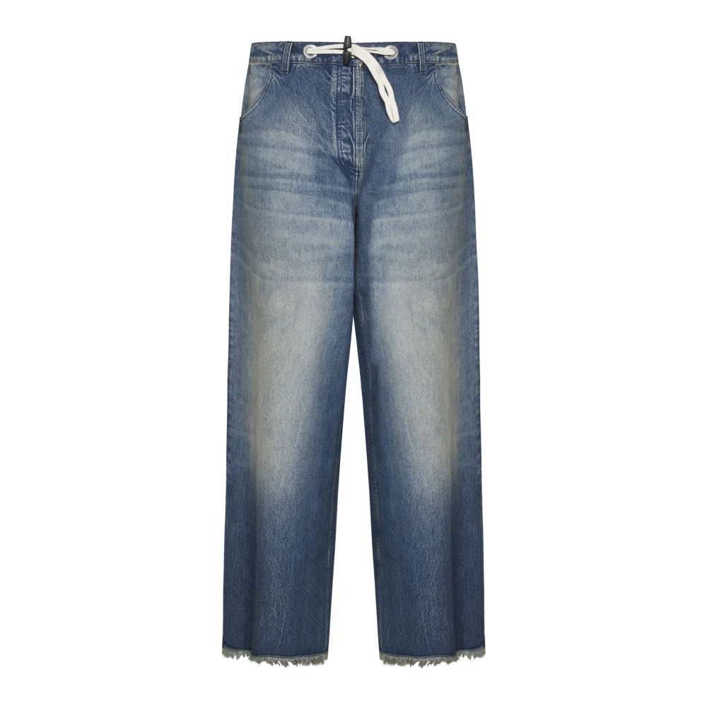 Moncler Blauwe Jeans Broek Blue Heren