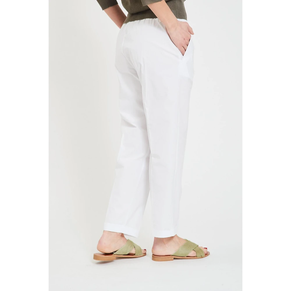 Alpha Studio Geplooide Broek White Dames