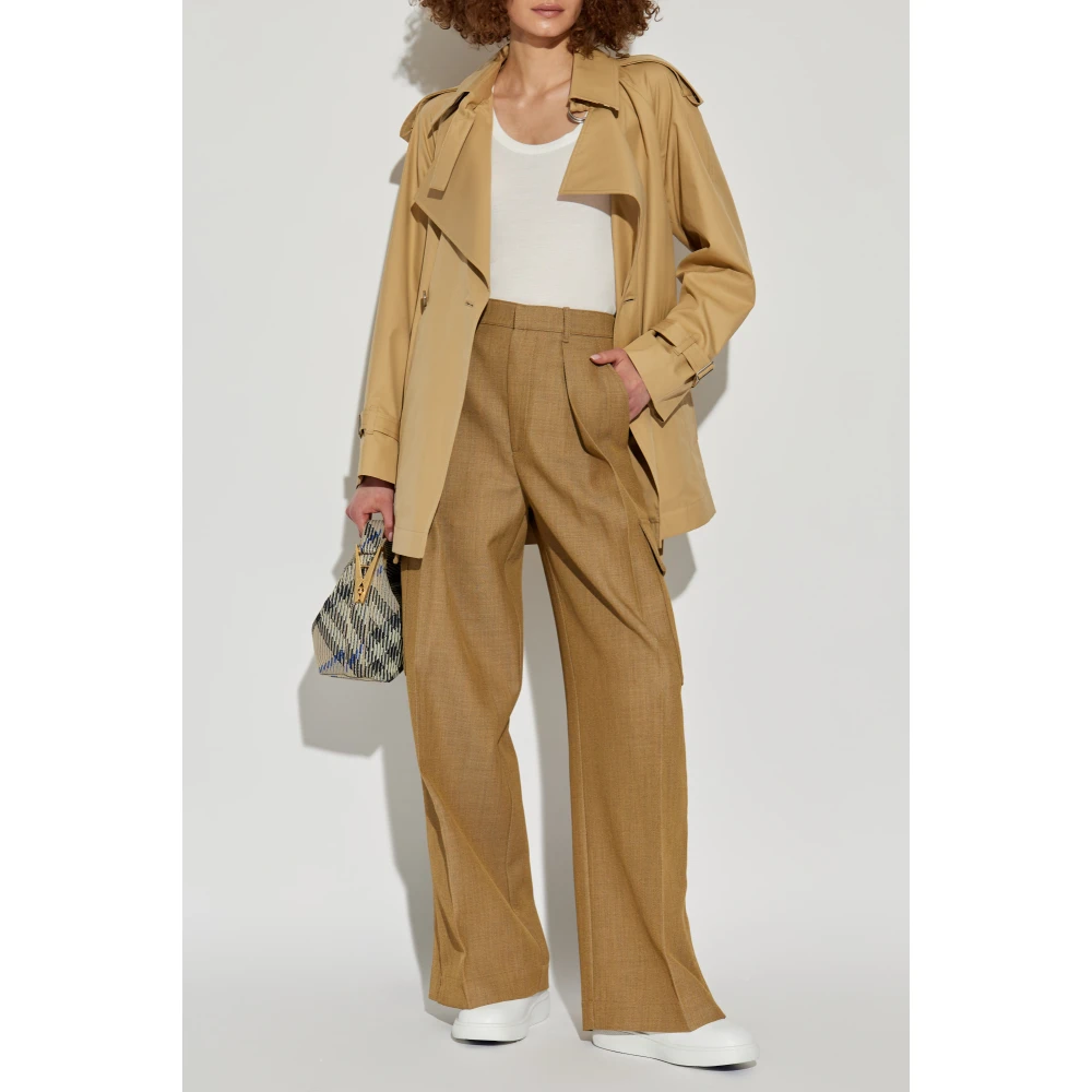 Burberry Katoenen trenchcoat Beige Dames