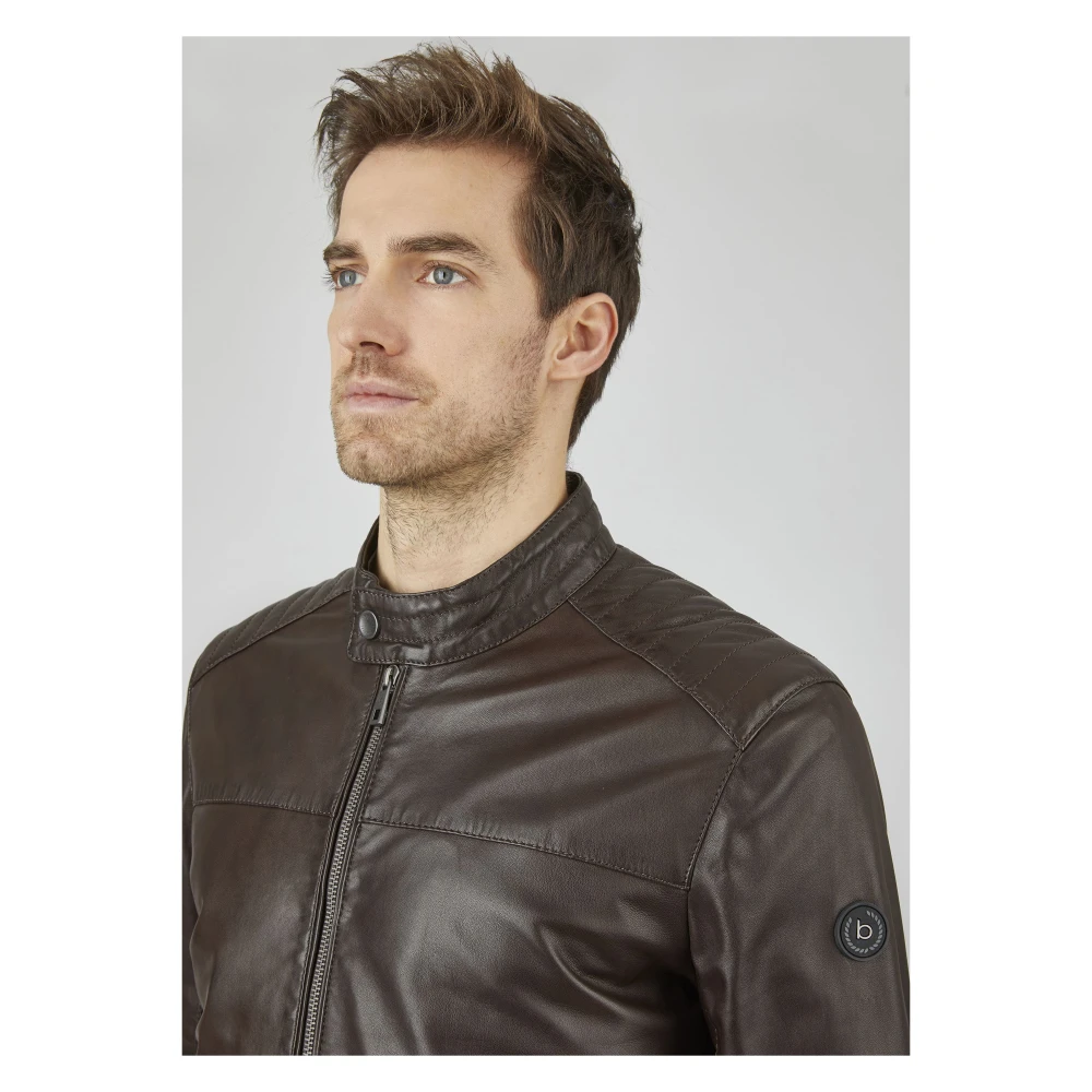 Bugatti Heren Leren Jas Claudio Brown Heren