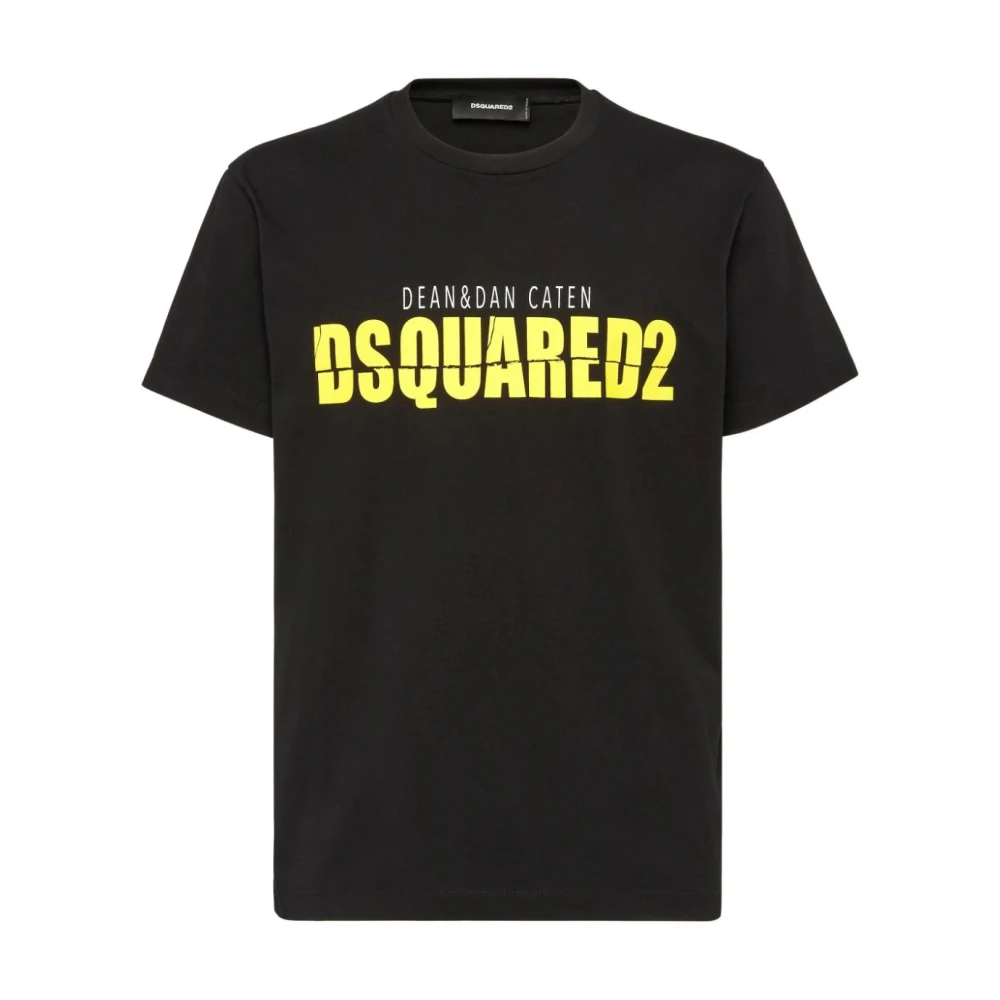 Dsquared2 Stijlvolle Heren T-shirts & Polos Collectie Black Heren