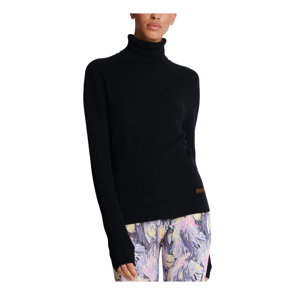 Balmain Gebreide coltrui Black Dames