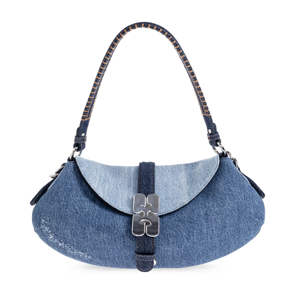 Ganni Donna Blu Borse, Taglia Unica, New,