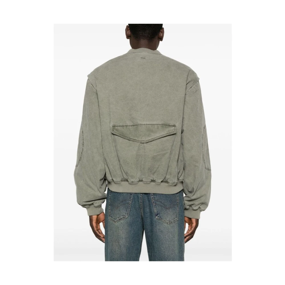 Represent Olijfgroen Katoenen Baseball Jack Green Heren