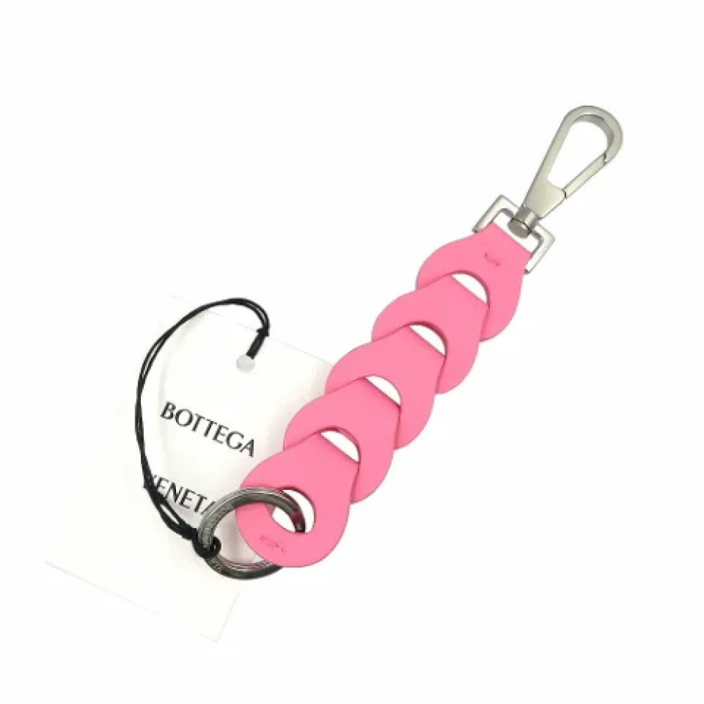 Bottega Veneta Vintage Pre-owned Leather key-holders Pink Dames