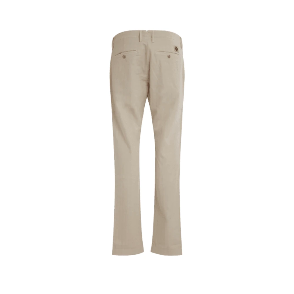 Jacob Cohën Beige Katoenen Bobby Broek Beige Heren