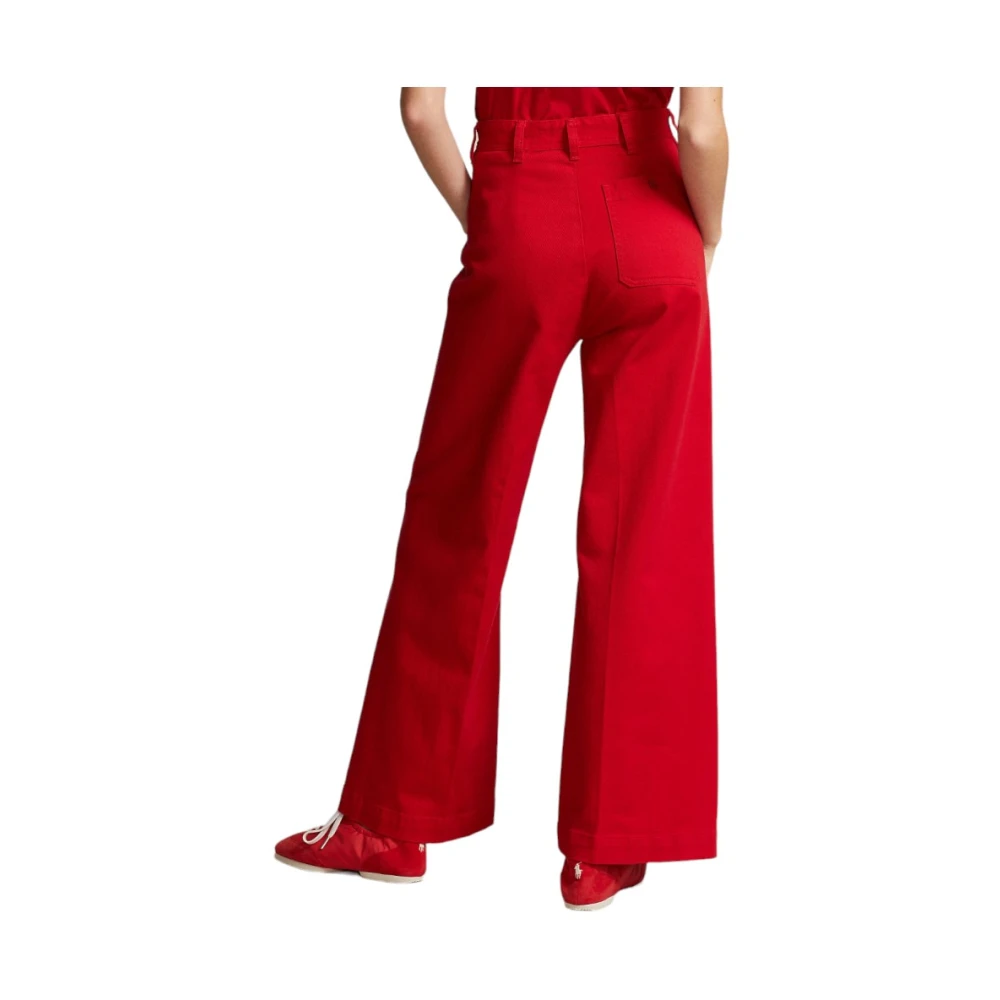 Polo Ralph Lauren Klassieke Broek Red Dames