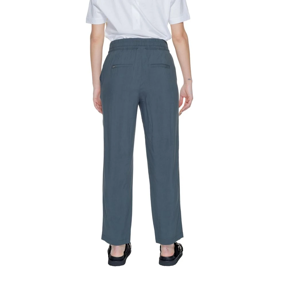 Street One Groene Viscose Jeans & Broek Blue Dames