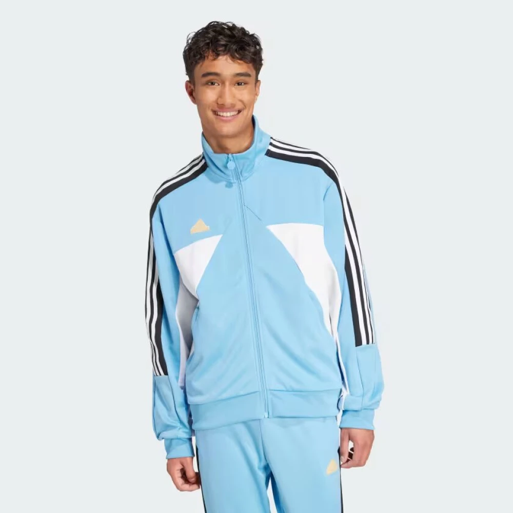 Adidas Nations Pack Sweatshirt voor Mannen Blue Heren