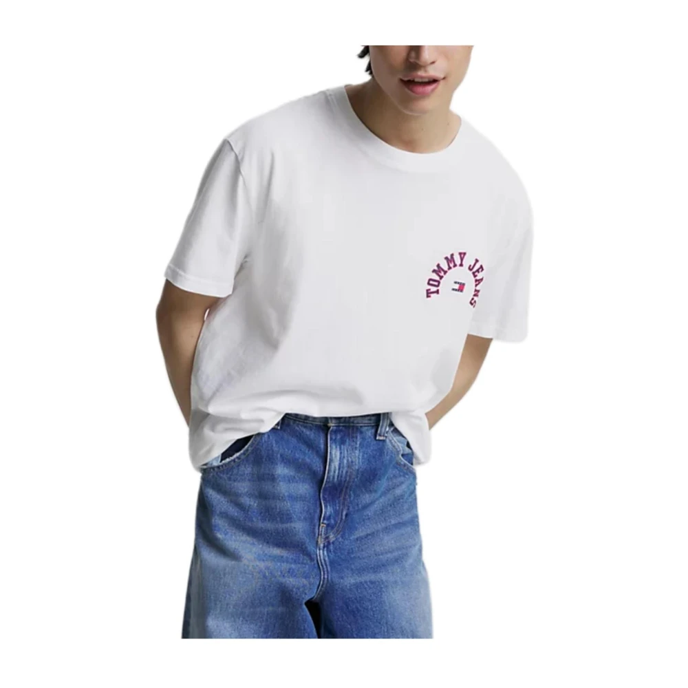Tommy Hilfiger Urban College Tee Wit Katoen White Heren