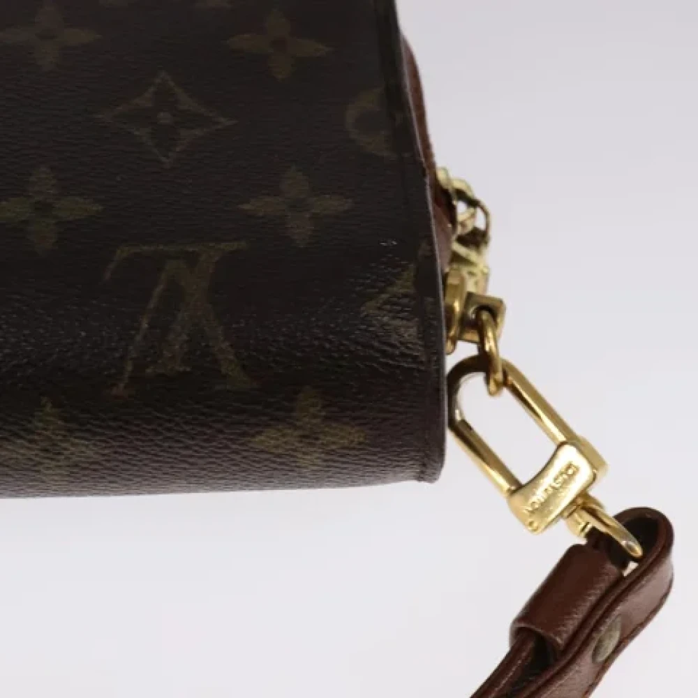 Louis Vuitton Vintage Pre-owned Canvas clutches Brown Dames