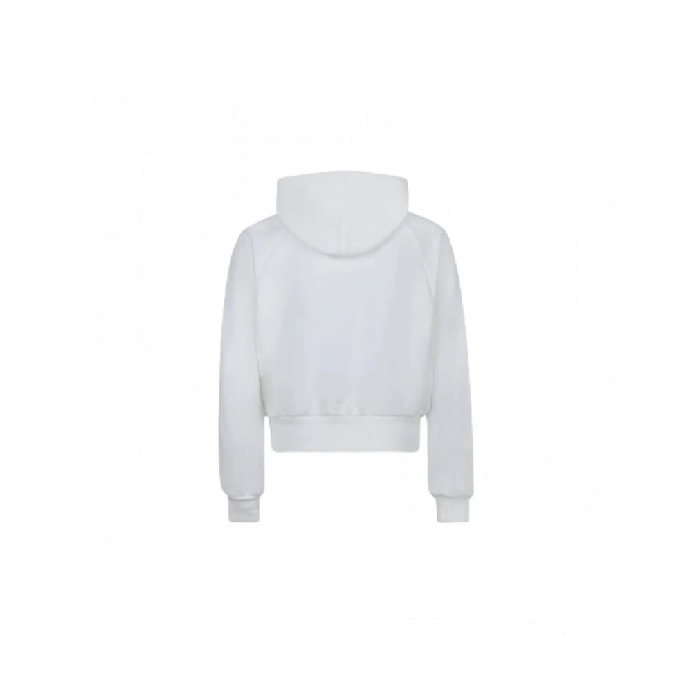 Converse Katoenen Hoodie Sweater White Dames