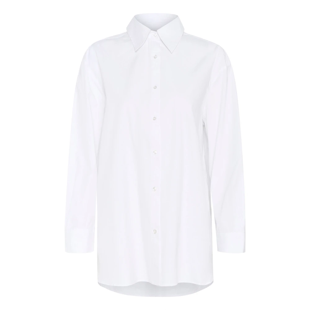 InWear Witte Overhemd met Lange Mouwen White Dames