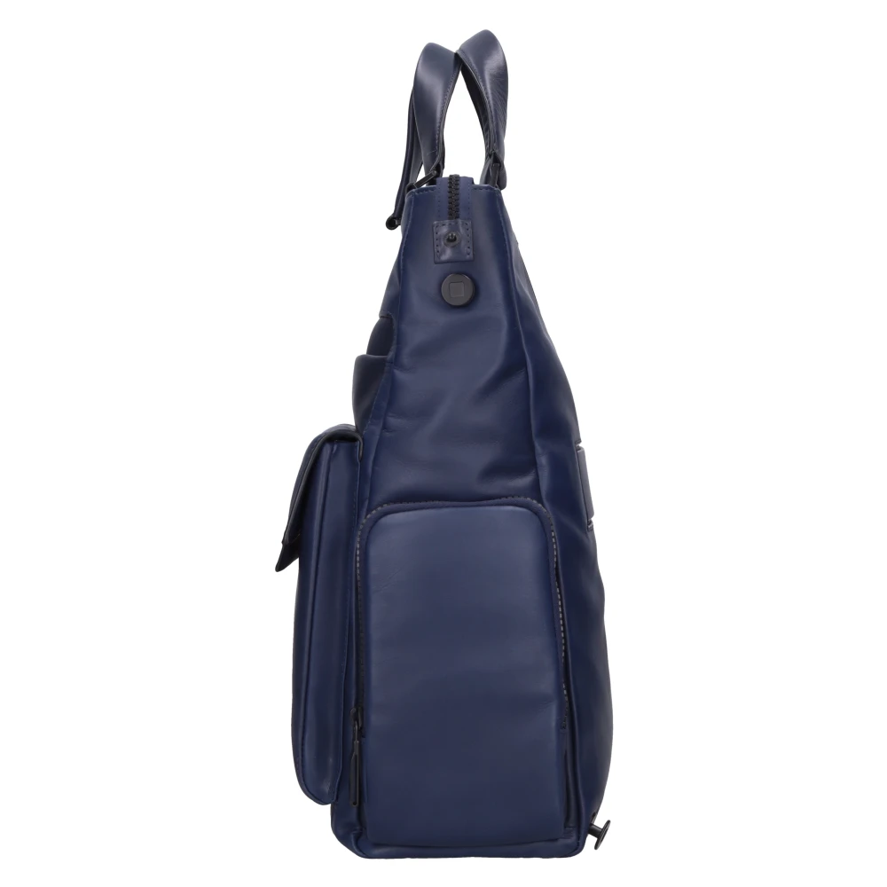 Piquadro Blauw Blue Heren