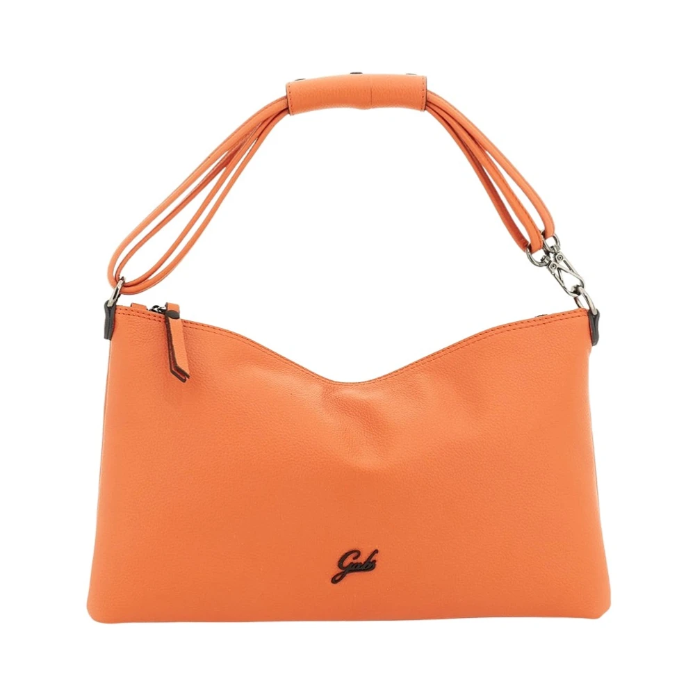 Gabs Borsa Pochette Spalla Tracolla Beyonce Ew M Pelle Black Made In Italy - Orange - Immagine 2