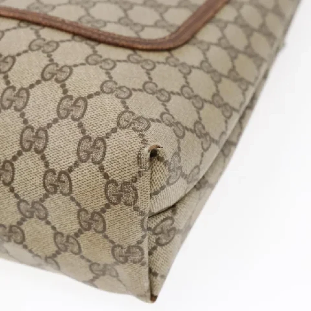 Gucci Vintage Pre-owned Leather totes Beige Dames