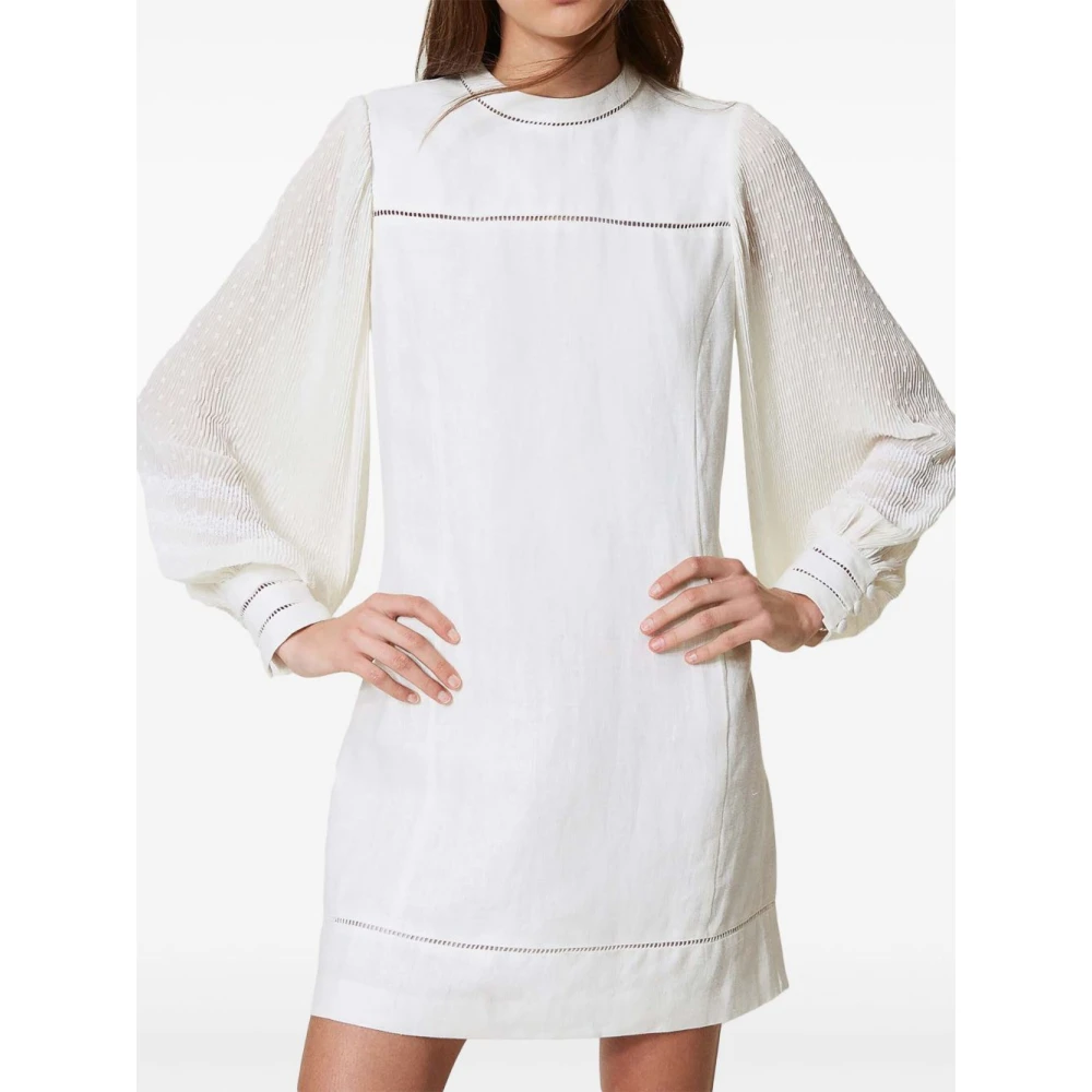 Twinset Stijlvolle Jurk Set White Dames