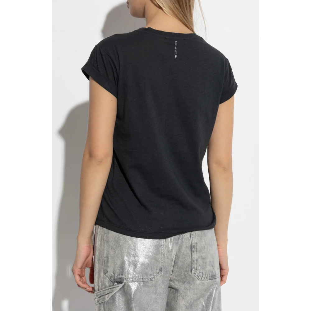 AllSaints T-shirt Anna Black Dames
