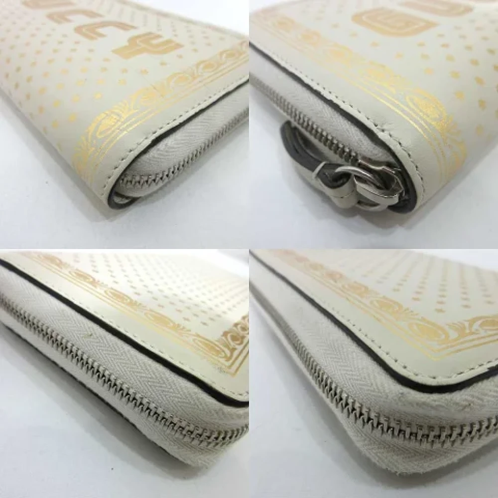 Gucci Vintage Pre-owned Leather wallets Gray Dames