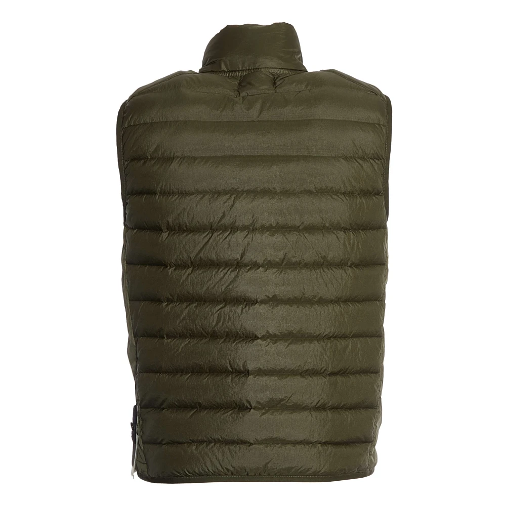 Stone Island donsvestjas Green Heren