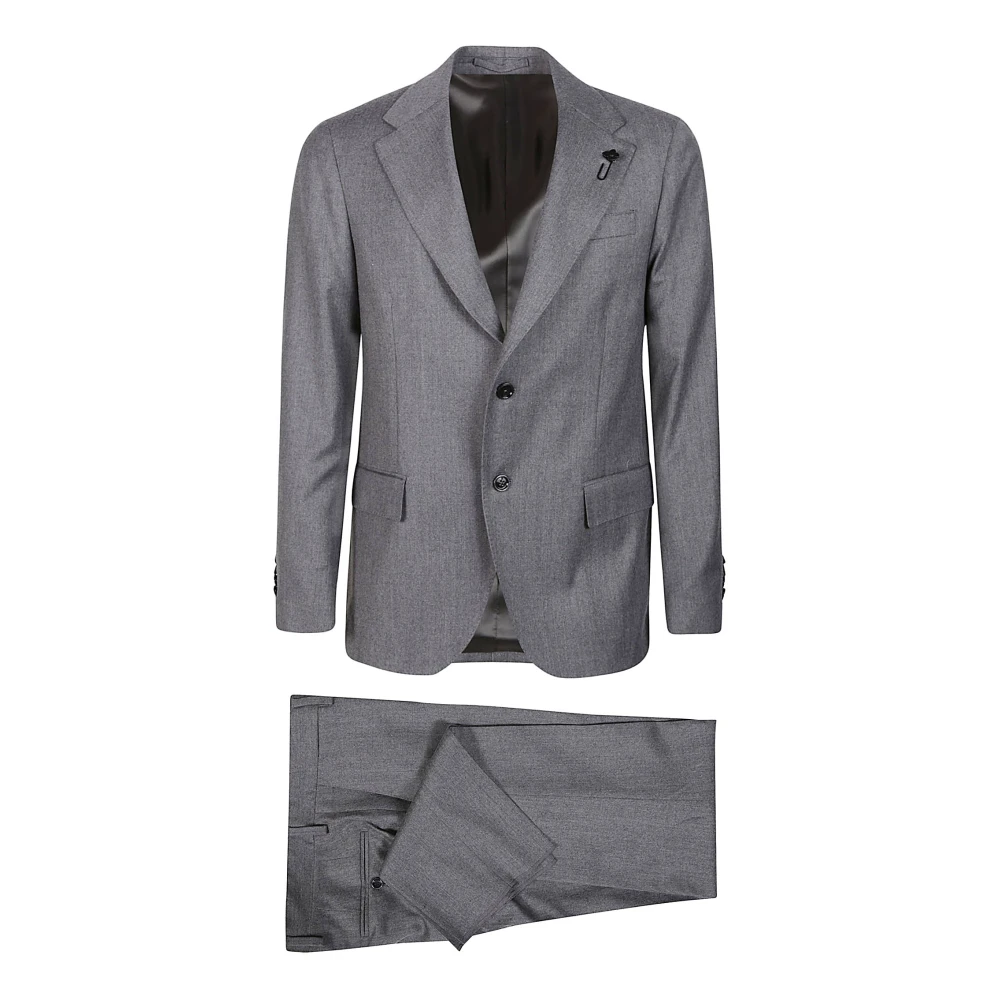 Lardini Grijs Special Line Suit Gray Heren